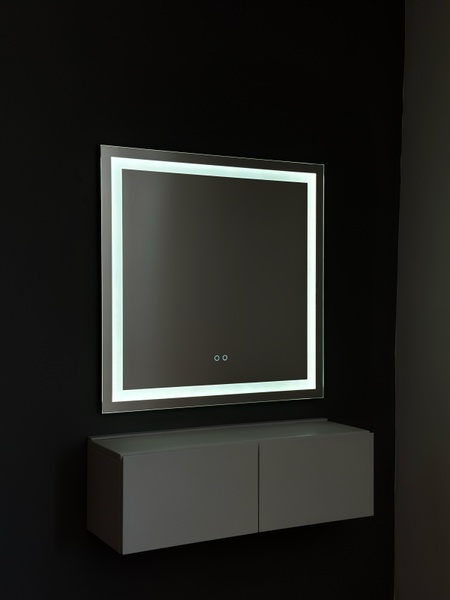 Прямокутне дзеркало Mironiks з фронтальною LED-підсвіткою 308982 фото